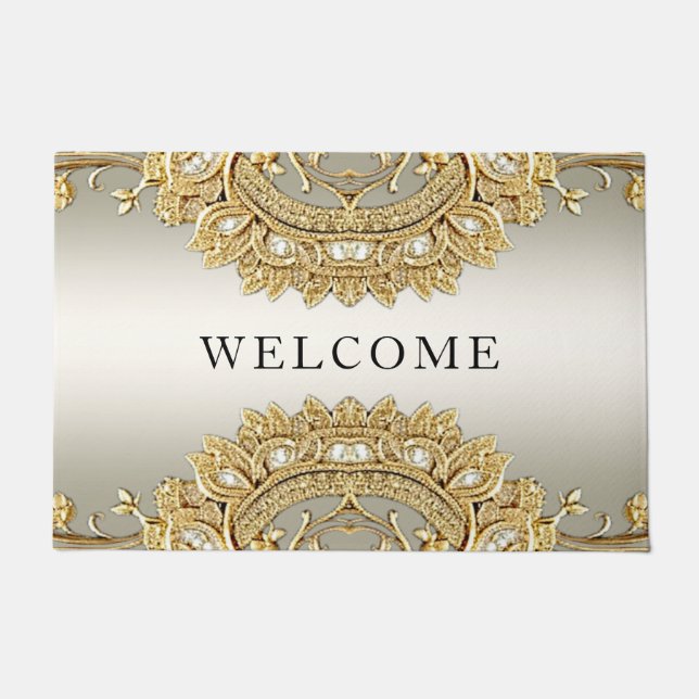 Gold Ornate Doormat (Front)