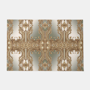 Gold Ornate Frame Doormat