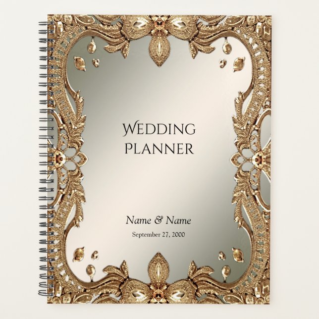 Gold Ornate Frame Planner (Front)
