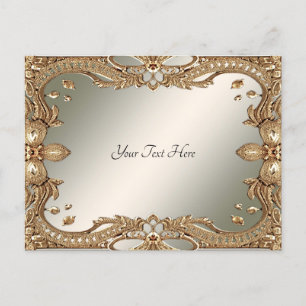 Gold Ornate Frame Postcard