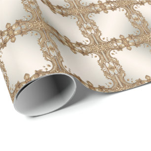 Gold Ornate Wrapping Paper