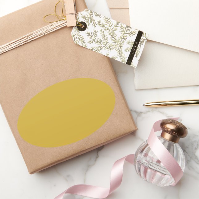 Gold Oval Sticker (Gifting)
