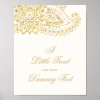 Gold Paisley A Little Treat For Your Dancing Feet