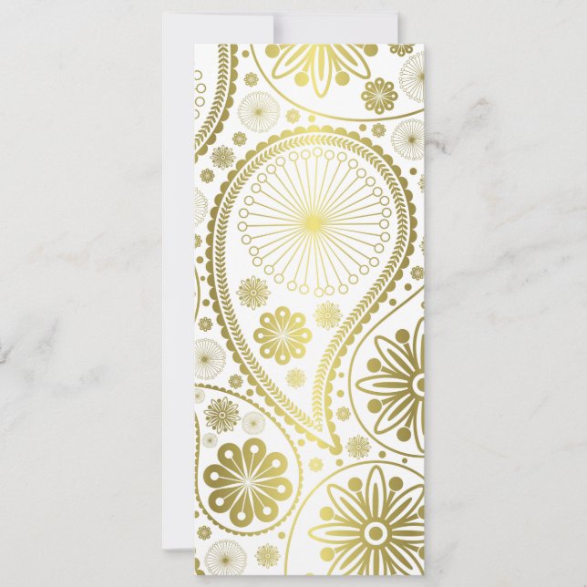 Gold paisley pattern (Front)