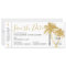 Gold Palm Boarding Pass Ticket Save the Date Card