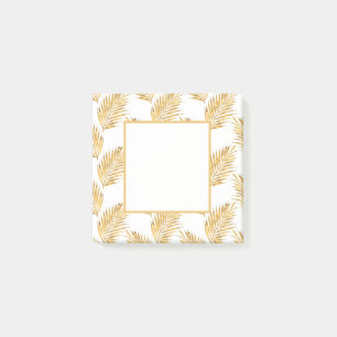 Gold Palm Fronds Post-it Notes