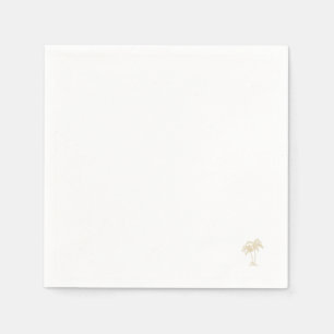 Gold Palm Tree II Napkin