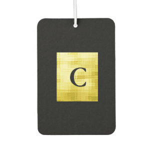 Gold-Panelled Black-II  Air Freshener