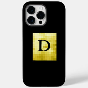 Gold Panelled Black-II Case-Mate iPhone 14 Pro Max Case
