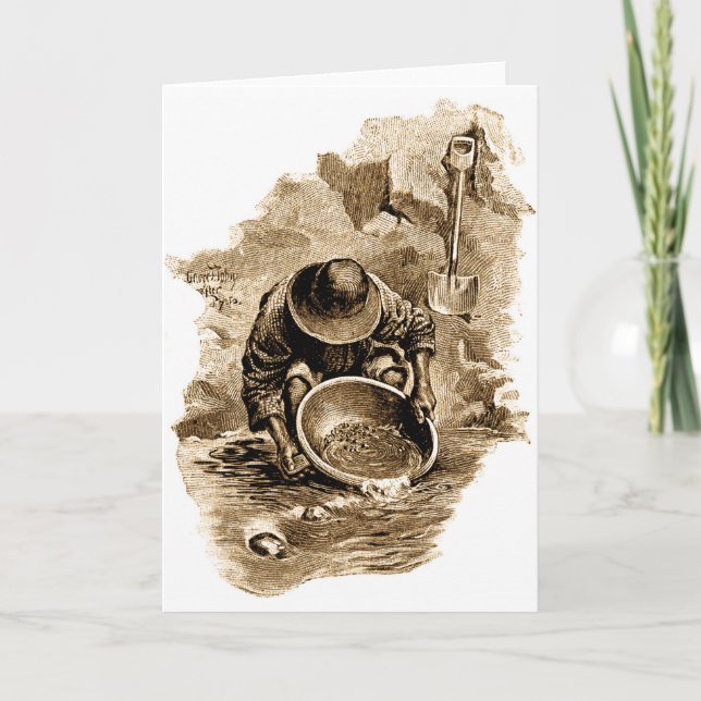 gold panner card (Front)