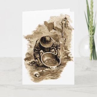 gold panner card