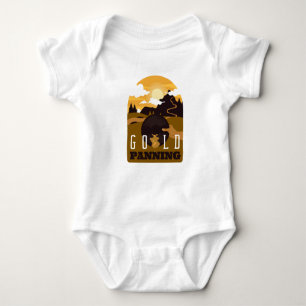 Gold Panning Baby Bodysuit
