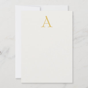 Gold & Pastel Colour Monogram Professional Initial