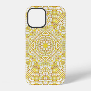 Gold pattern texture with golden mosaics in the By iPhone 12 Case