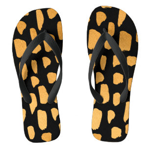 Gold Pattern         Thongs