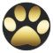 GOLD PAW PRINT