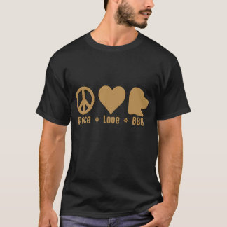 Gold Peace Love BBG T-Shirt
