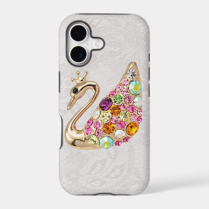 Gold Peacock & Jewels Paisley Lace iPhone 5 Case