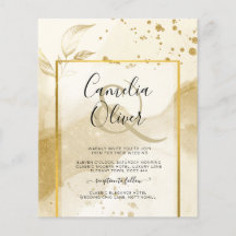 Gold Pearl WEDDING Alcohol INK Abstract LeahG