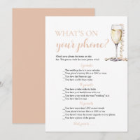 Gold Pearls and Prosecco What's On Your Phone Game