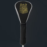 Gold Personalised Name The Man The Myth The Legend Golf Head Cover<br><div class="desc">Personalised your own name,  "the Man the Myth the Legend" typography design in black and gold,  great custom gift for men,  dad,  grandpa,  husband,  boyfriend on father's day,  birthday,  anniversary,  and any special day.</div>