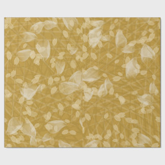 Gold Petal giftwrapping paper