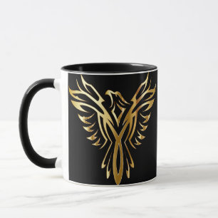 Gold Phoenix Coffee Mug