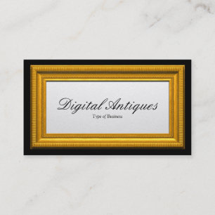 Gold Picture Frame Business Card