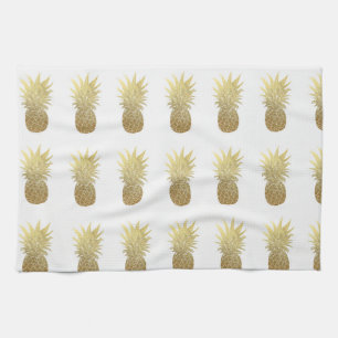 Gold Pineapple Kitchen Towel