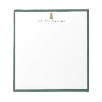 Gold Pineapple Logo Green Frame