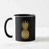 Gold Pineapple Mug