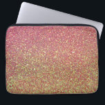 Gold Pink Glitter Texture Laptop Sleeve<br><div class="desc">Gold Pink Glitter Texture, </div>