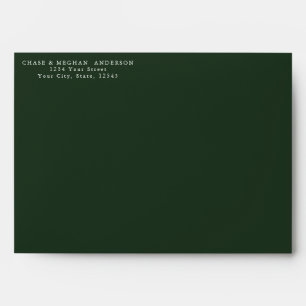 Gold Pink Sage Green Watercolor3 Envelope