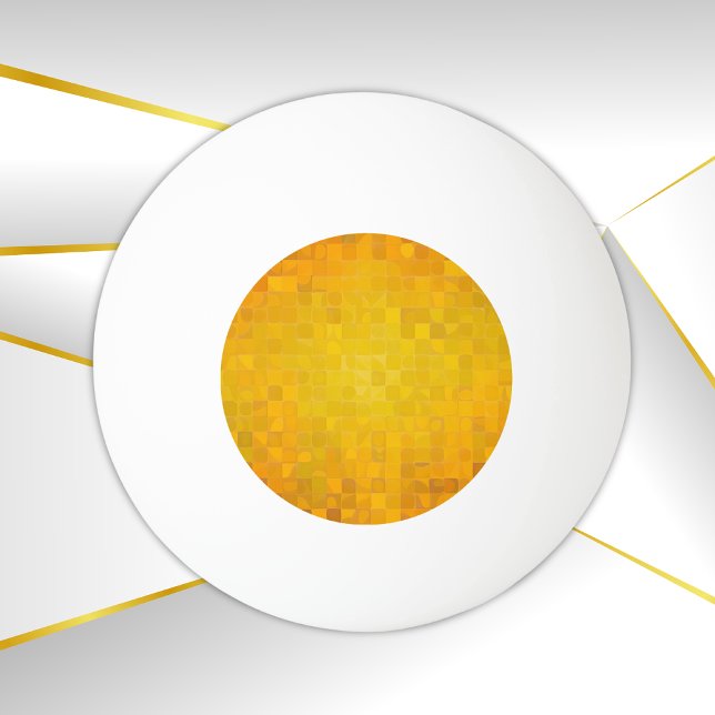 Gold Pixel Art |  Three Star  Ping Pong Ball (Creator Uploaded)