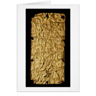 Gold plate with 'lengthy' Etruscan inscription fro