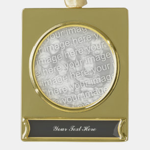Gold plated photo Ornament   Add your image here