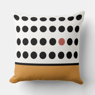 Gold Playful Dots Cushion