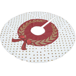 Gold Polka Dot Tree Skirt