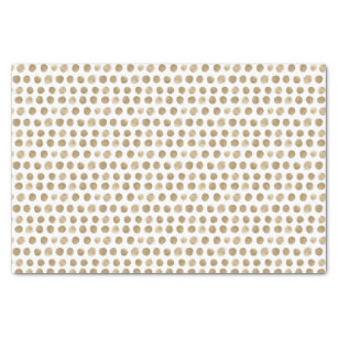 Gold Polka Dots Tissue Paper