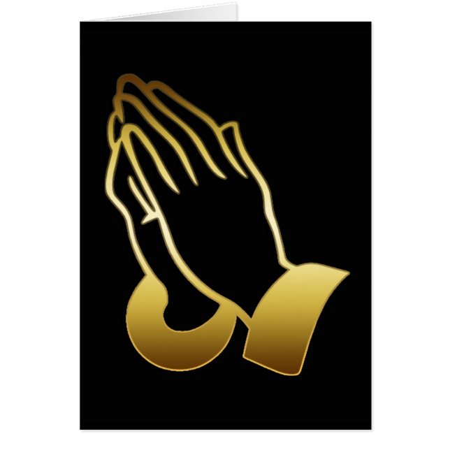GOLD PRAYING HANDS (Front)