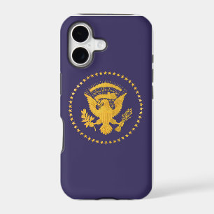 Gold Presidential Seal on Blue Ground