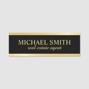 Gold Professional Personalized Name Tag