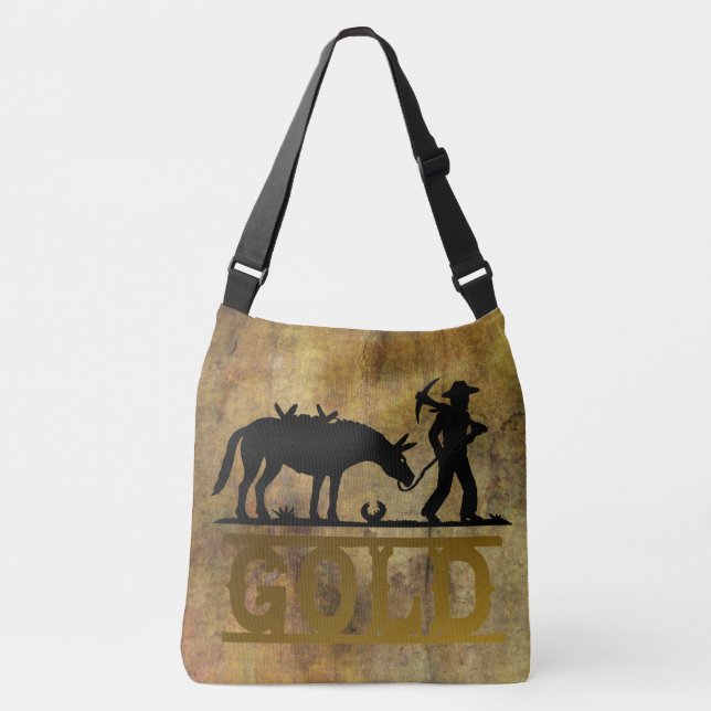 Gold Prospecting Crossbody Bag (Front)