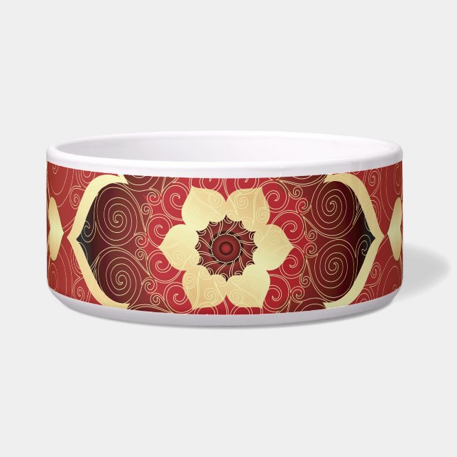 Gold-Purple Valentine Round Frame (Front)