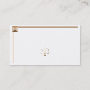 Gold Pyramid Legal Business Card