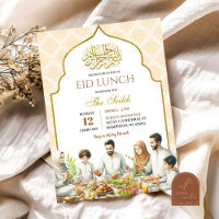 Gold Ramadan Eid Lunch Islam Family