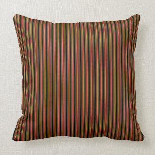 Gold Red And Black Cushion