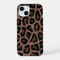 Gold Red Brown Black Leopard Animal Print
