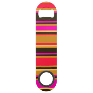 Gold, Red, & Magenta Striped Opener
