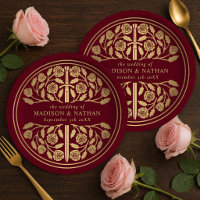 Gold Red Royal Mediaeval Sword Wedding